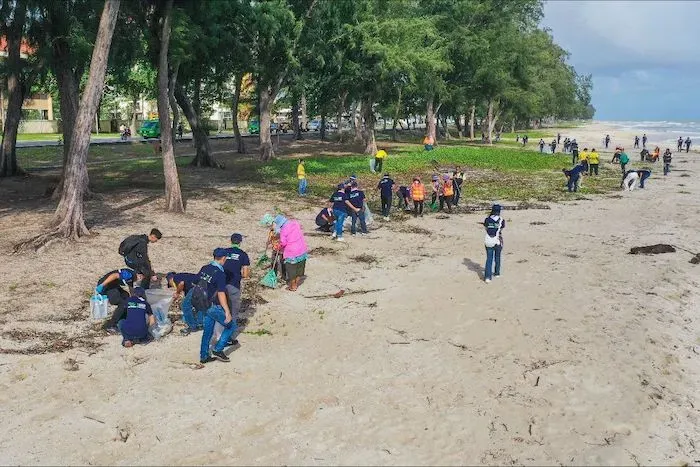 TAT WIN's CSR activity against plastic pollution