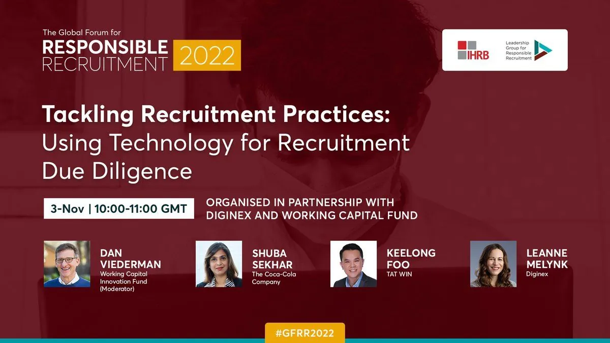 Tat Win shares recruitment due-diligence insights at GFRR 2022