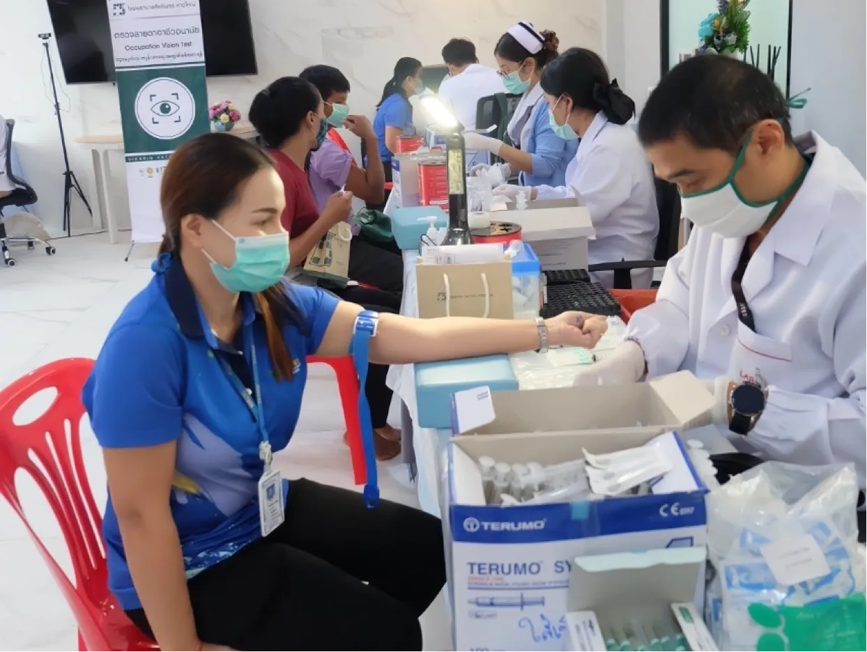 Free health check and vaccination programme